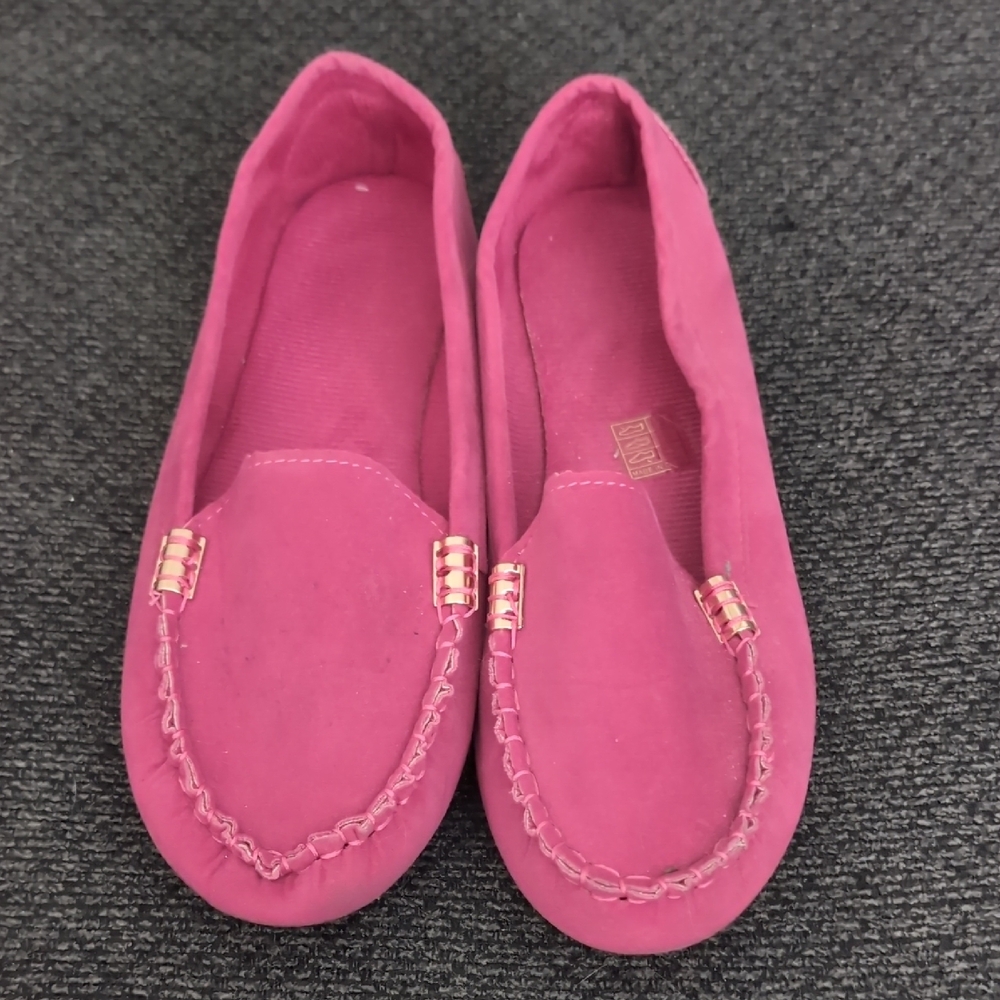 Pink Loafers with Chain Detail